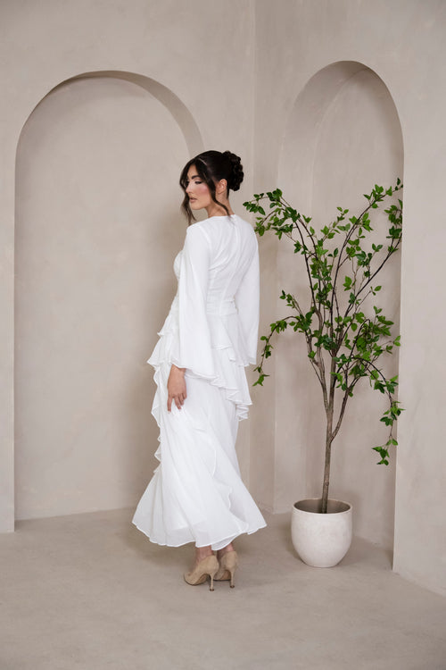 Ada Dress in White